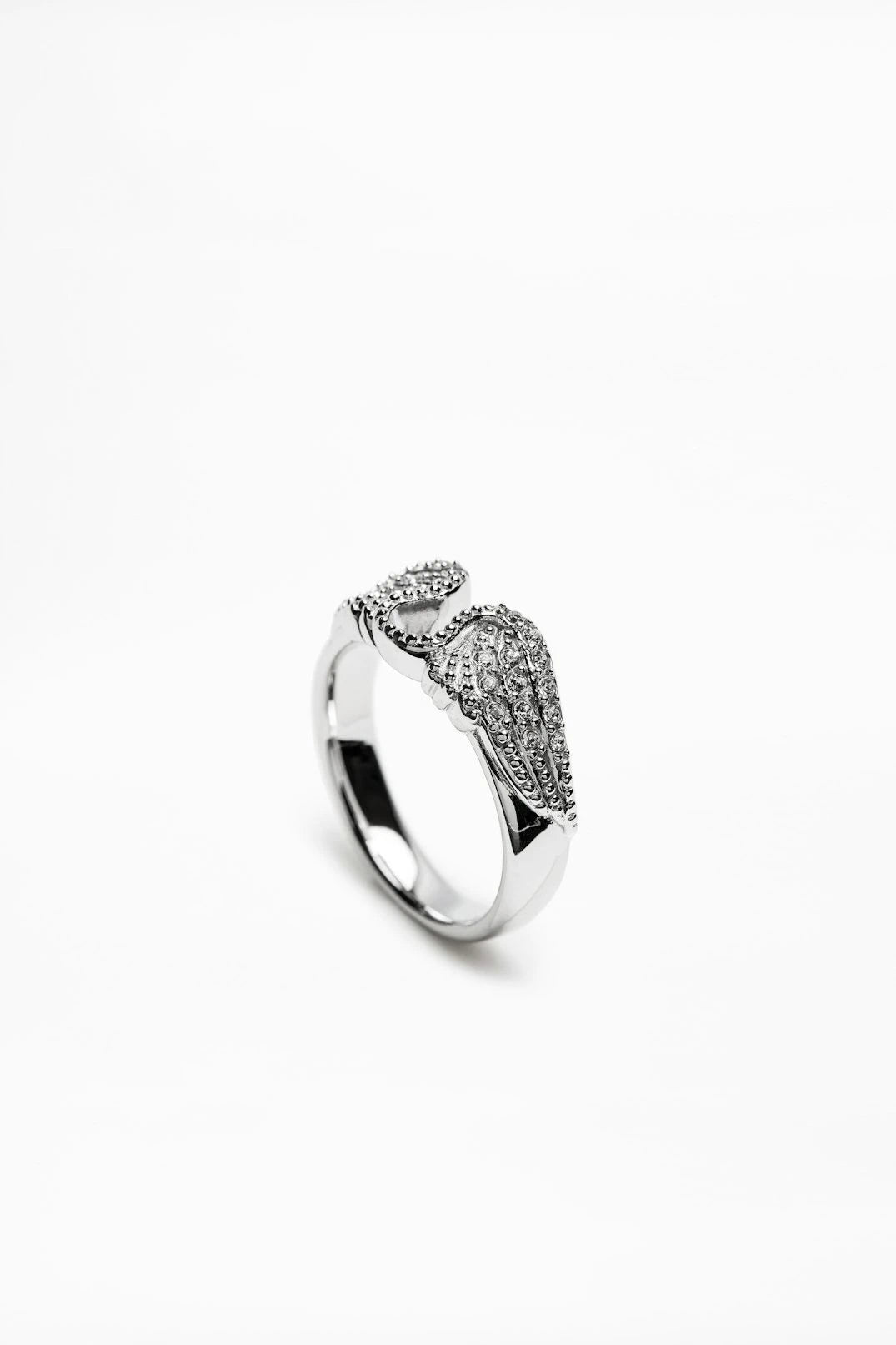 Iconic Diamanté Silver Ring