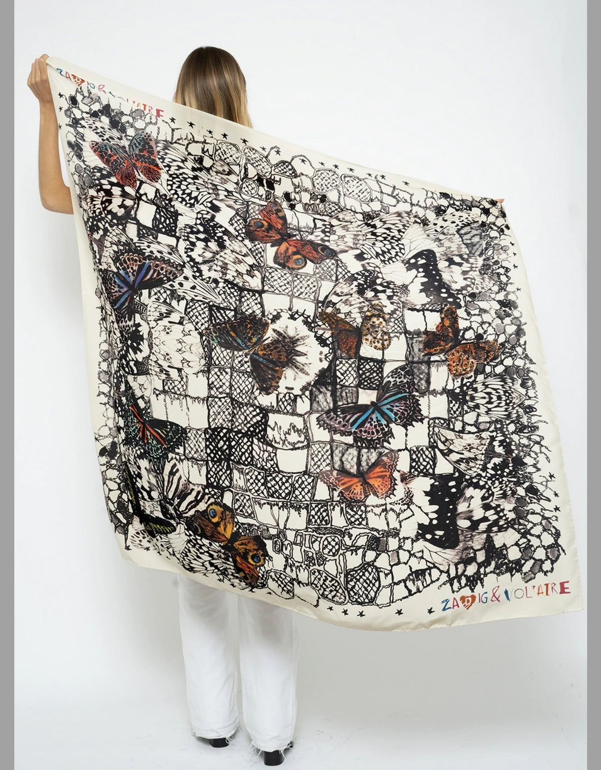 Blondie Butterfly Yellow Scarf