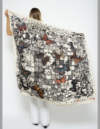 Blondie Butterfly Yellow Scarf