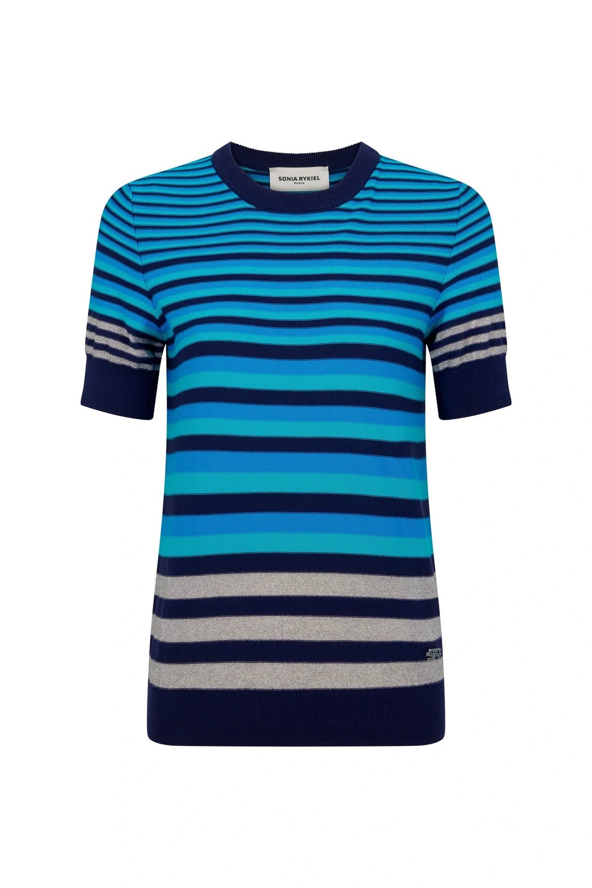 Striped Blue/Silver Sweater