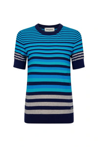 Striped Blue/Silver Sweater