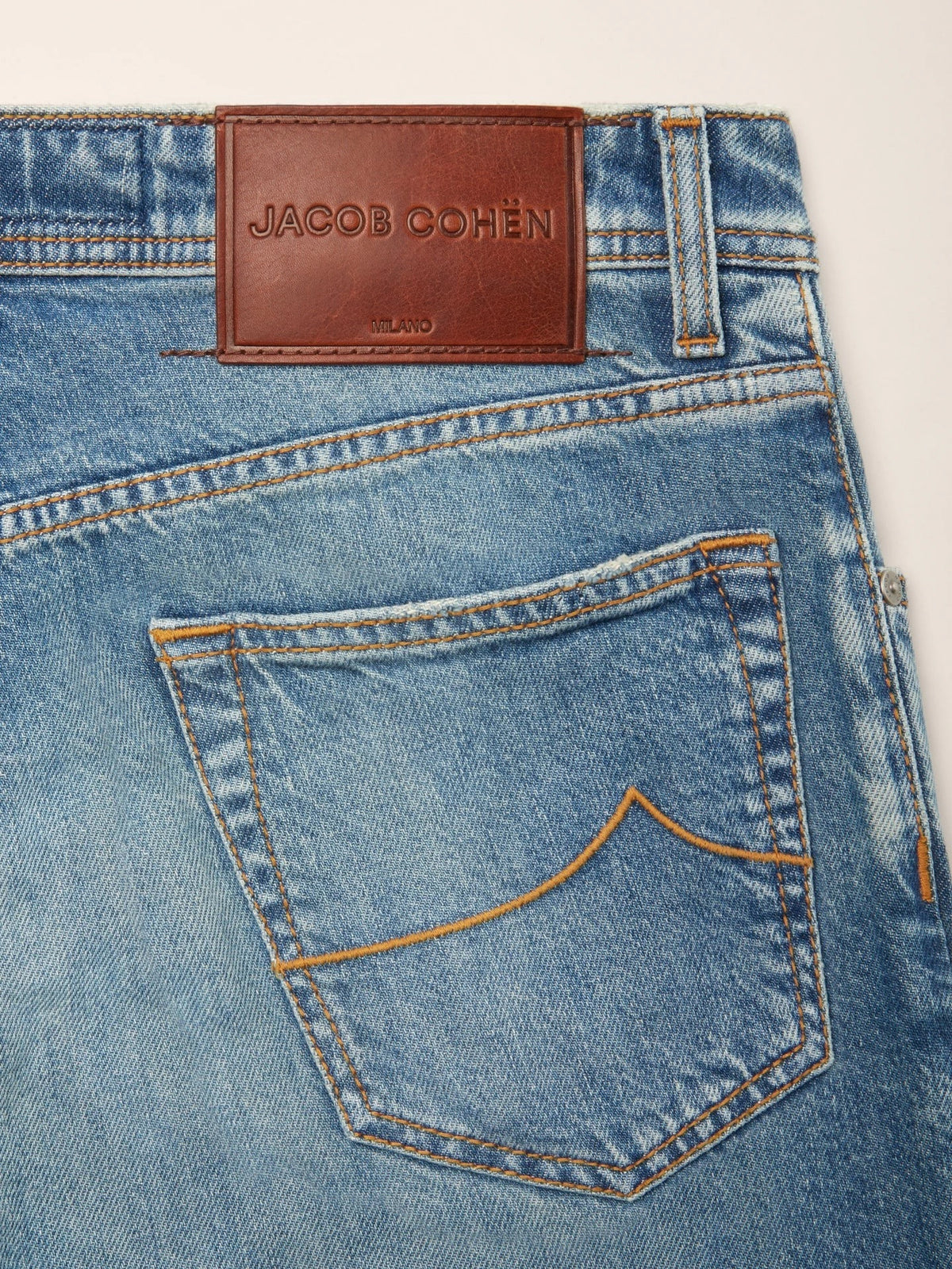 Slim Cropped Blue Trousers