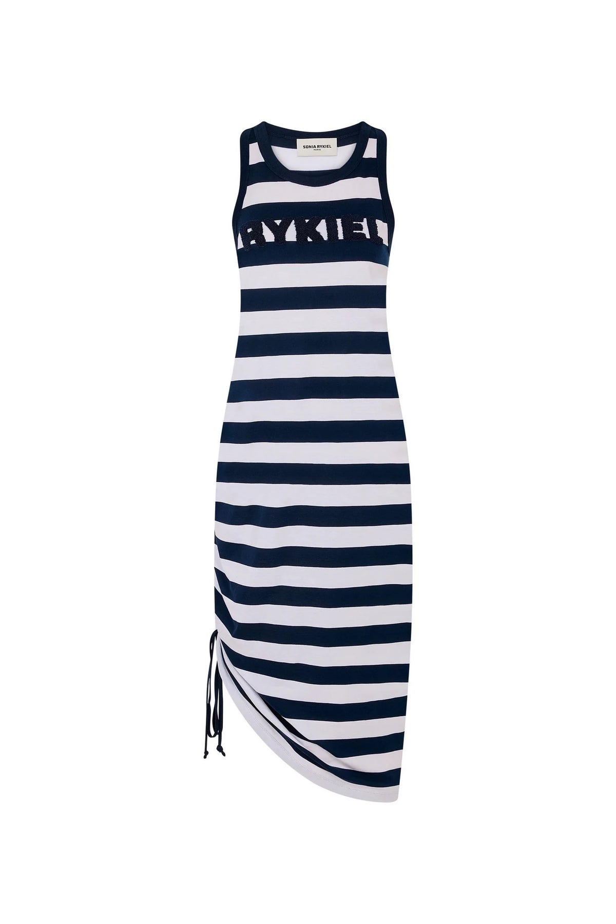 Striped White/Blue Dress