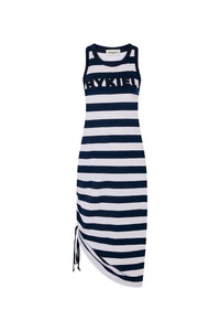 Striped White/Blue Dress