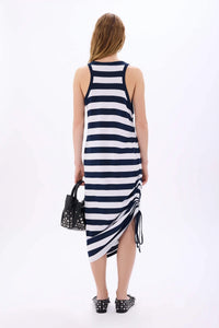 Striped White/Blue Dress