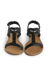 Caprese Wings Black Sandals