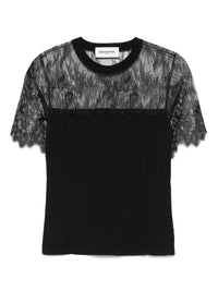 Lace Black T-Shirt
