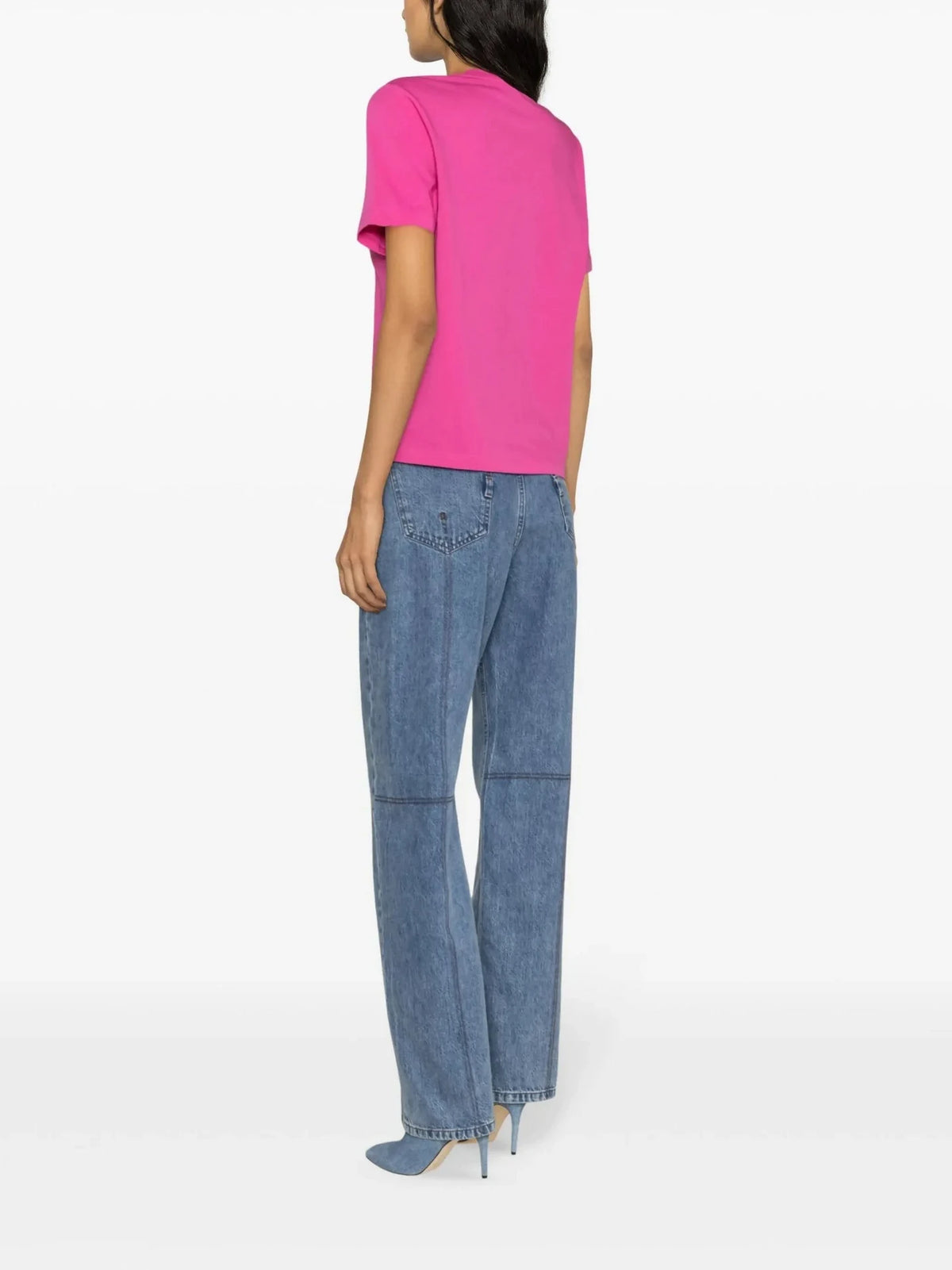 Flocked Logo Black T-Shirt