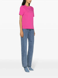 Flocked Logo Black T-Shirt