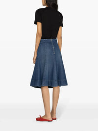 Flocked Logo Black T-Shirt