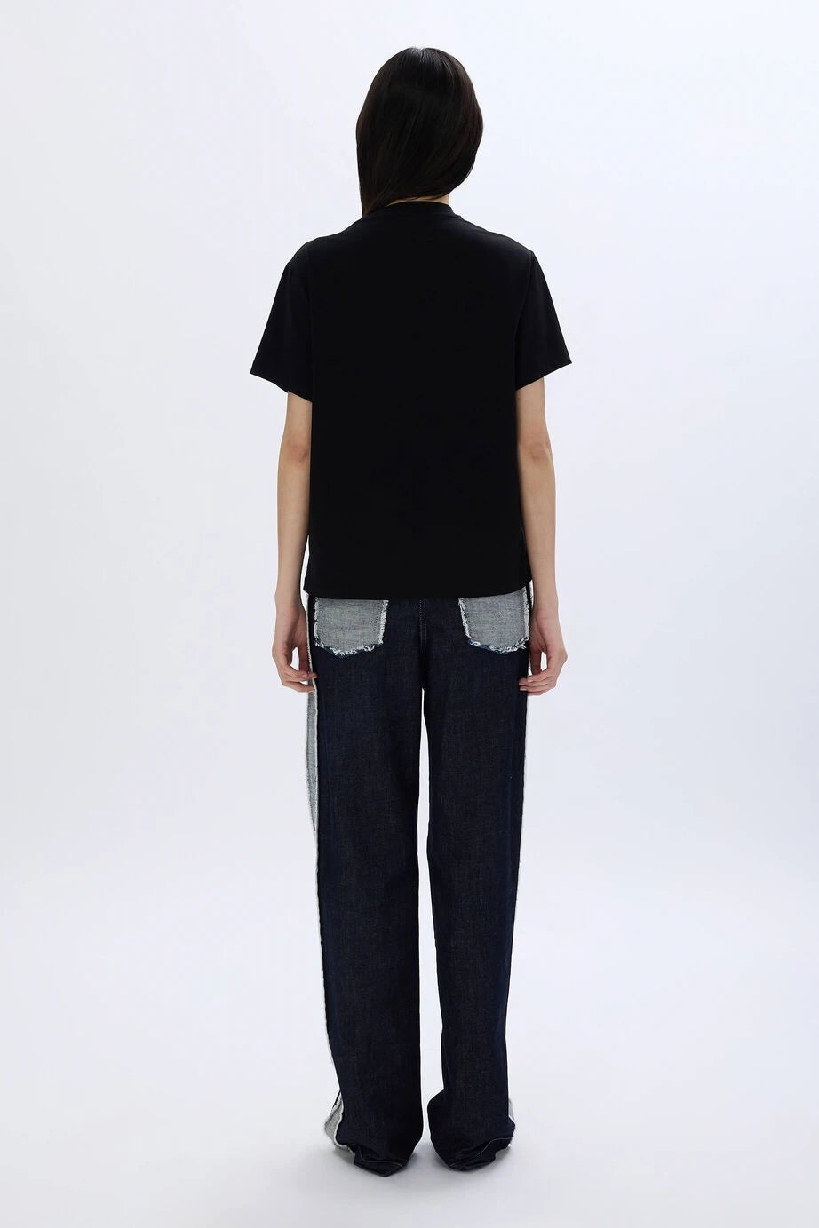 Rhinestone Black Tee-Shirt