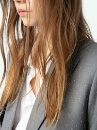 Strass Grey Blazer