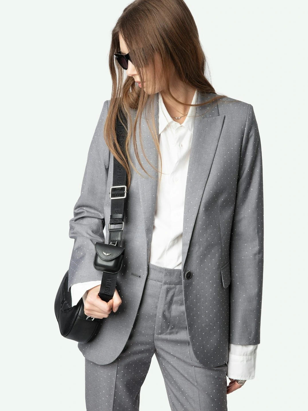 Strass Grey Blazer