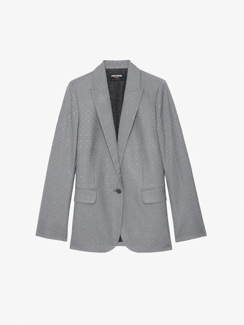 Strass Grey Blazer