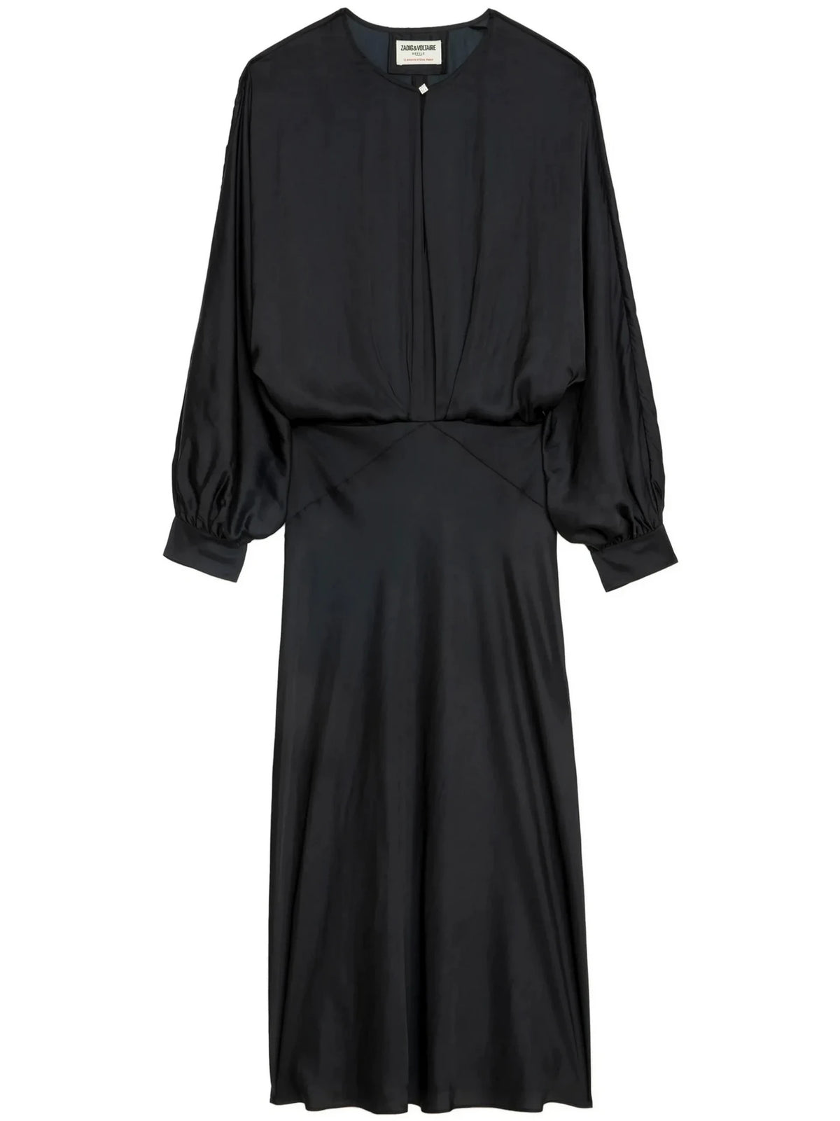 Ruiko Black Satin Dress