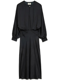 Ruiko Black Satin Dress