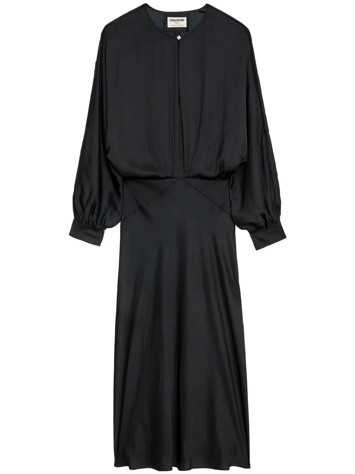 Ruiko Black Satin Dress