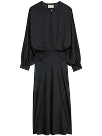 Ruiko Black Satin Dress