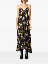 Risty Floral Black Dress