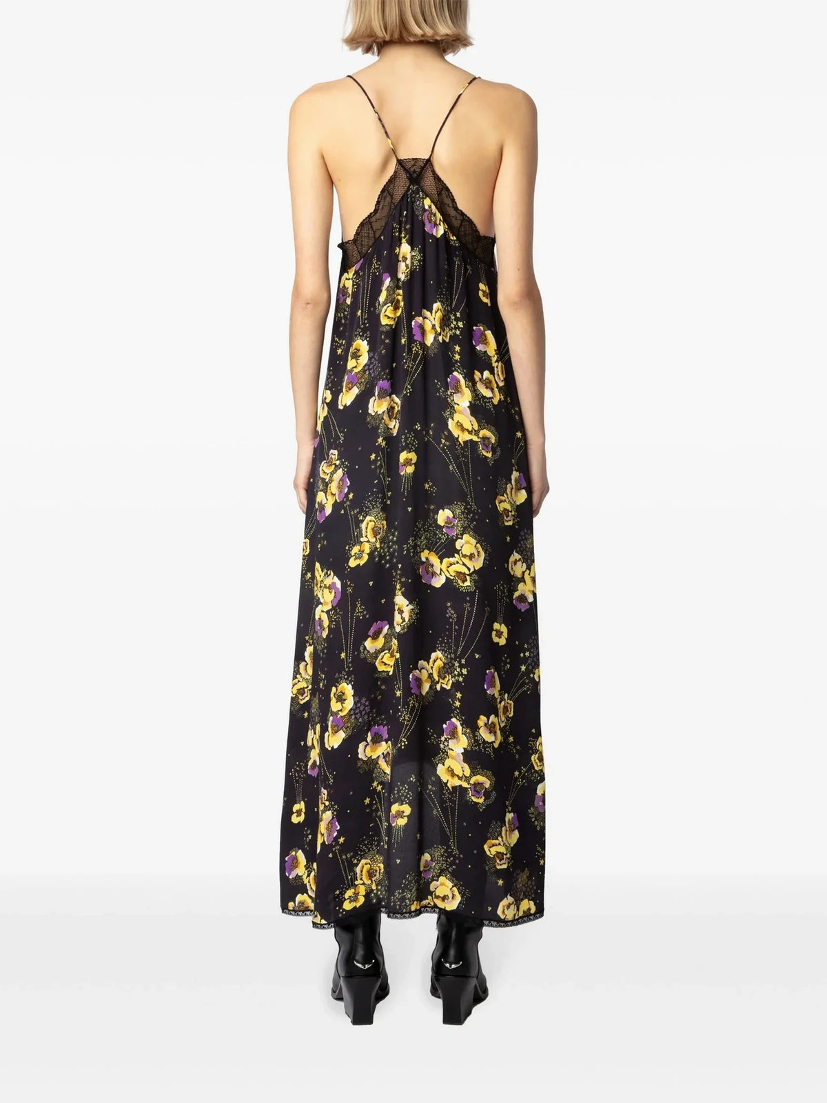 Risty Floral Black Dress