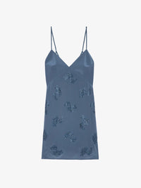 Rameli Navy Blue Silk Dress