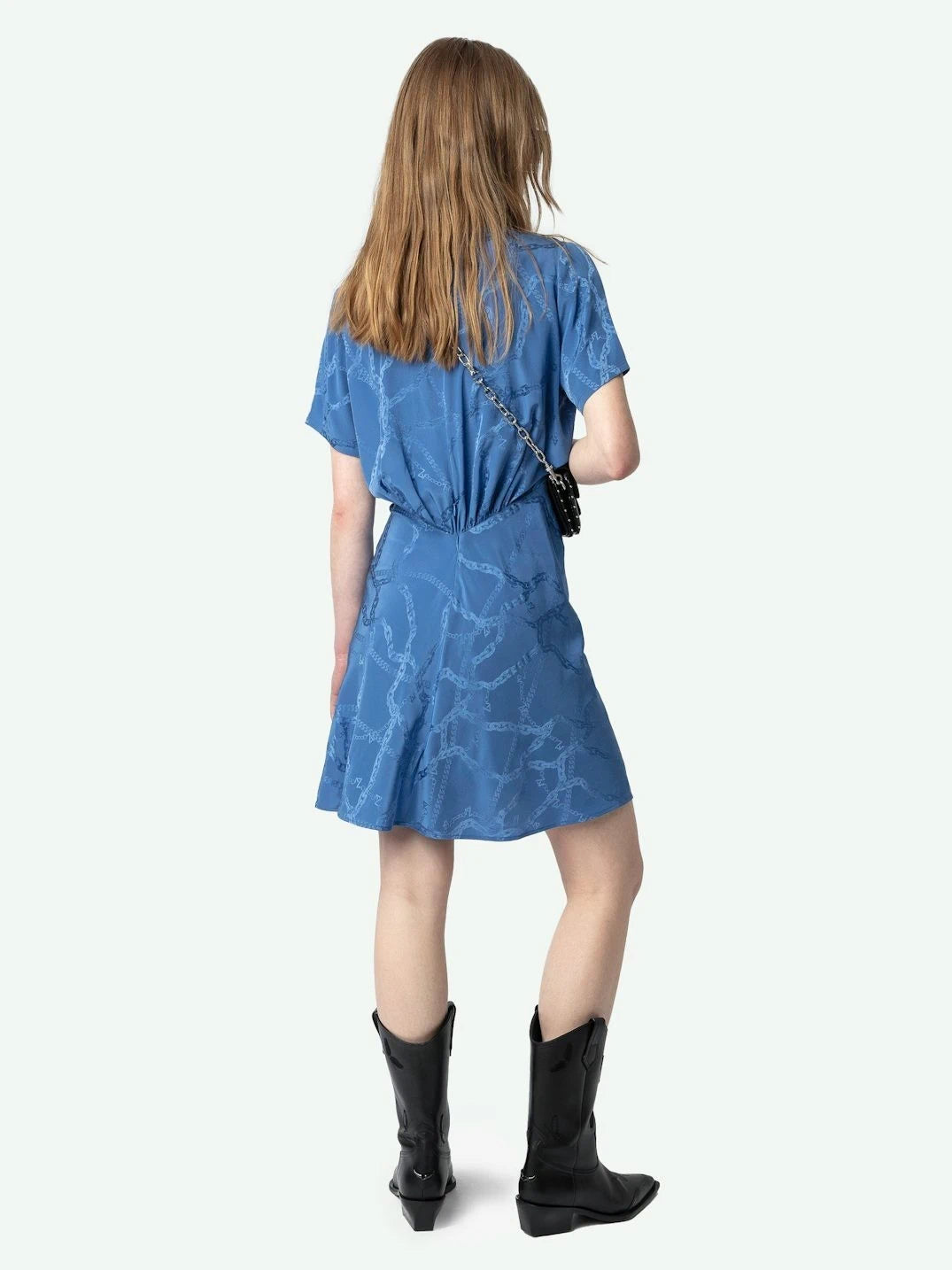 Rozom Chaines Blue Dress