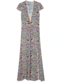 Ravir Floral Grey Dress