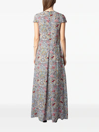 Ravir Floral Grey Dress