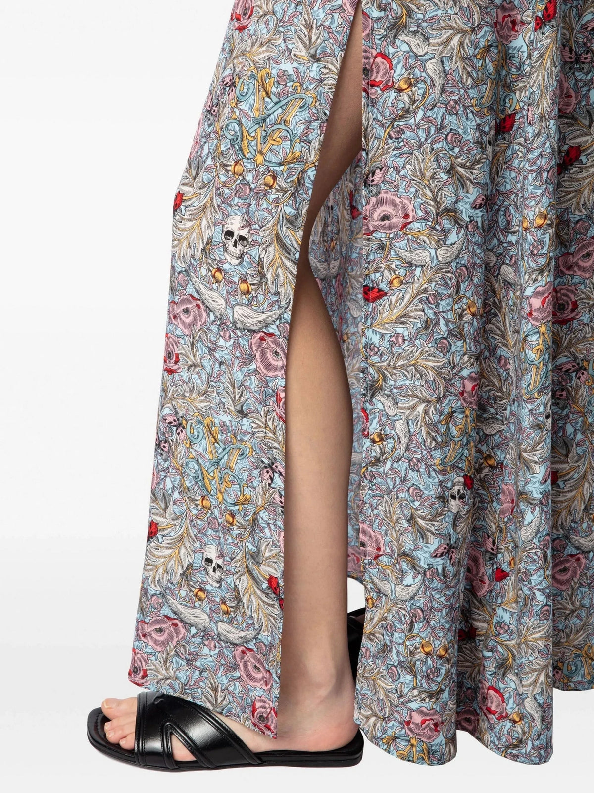 Ravir Floral Grey Dress