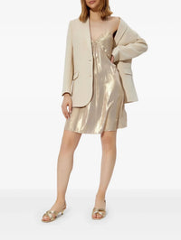Metallic Rayonne Gold Dress