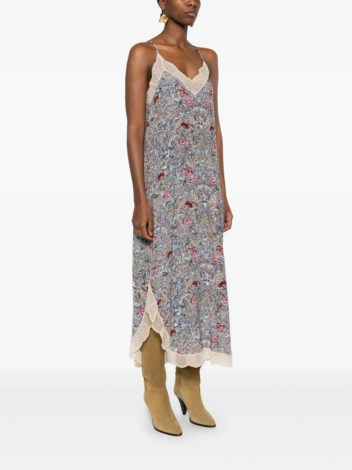 Rystyl Blue Midi Dress