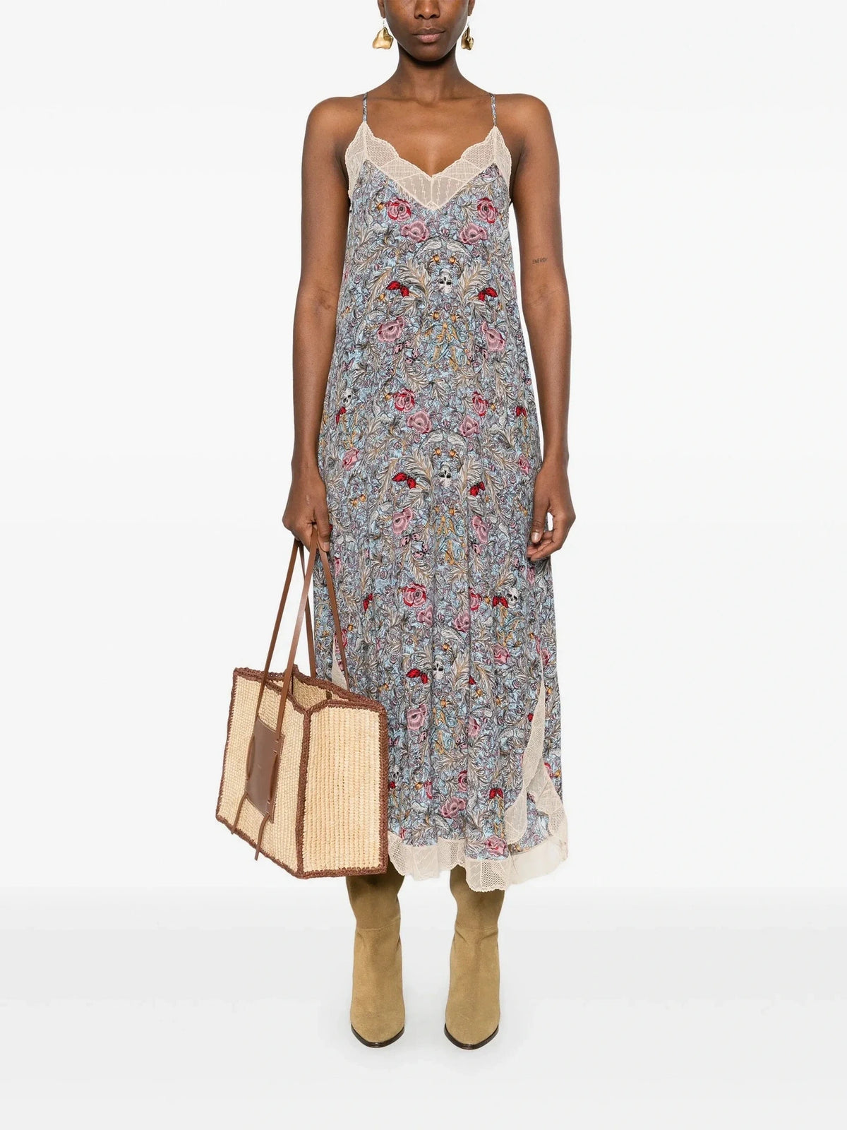 Rystyl Blue Midi Dress