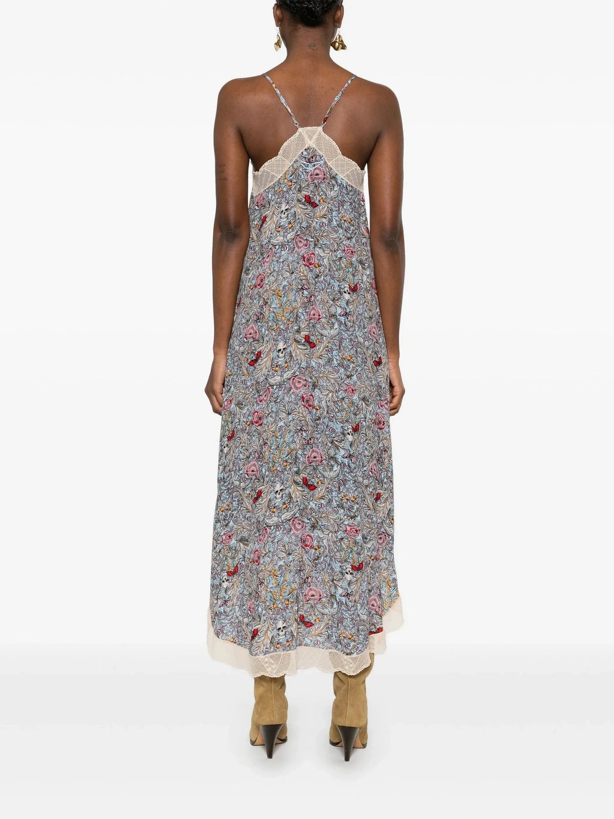 Rystyl Blue Midi Dress