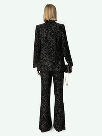 Prevy Velvet Black Trousers