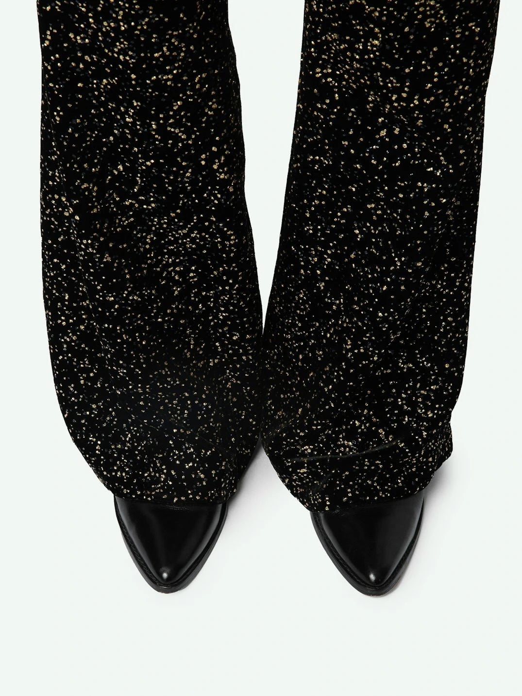 Prevy Velvet Black Trousers