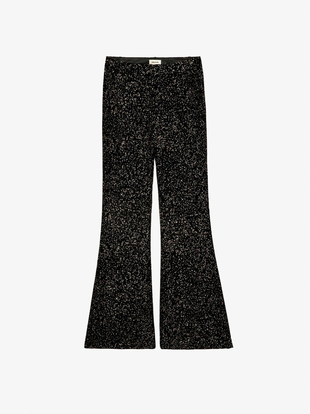 Prevy Velvet Black Trousers
