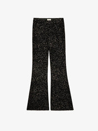 Prevy Velvet Black Trousers