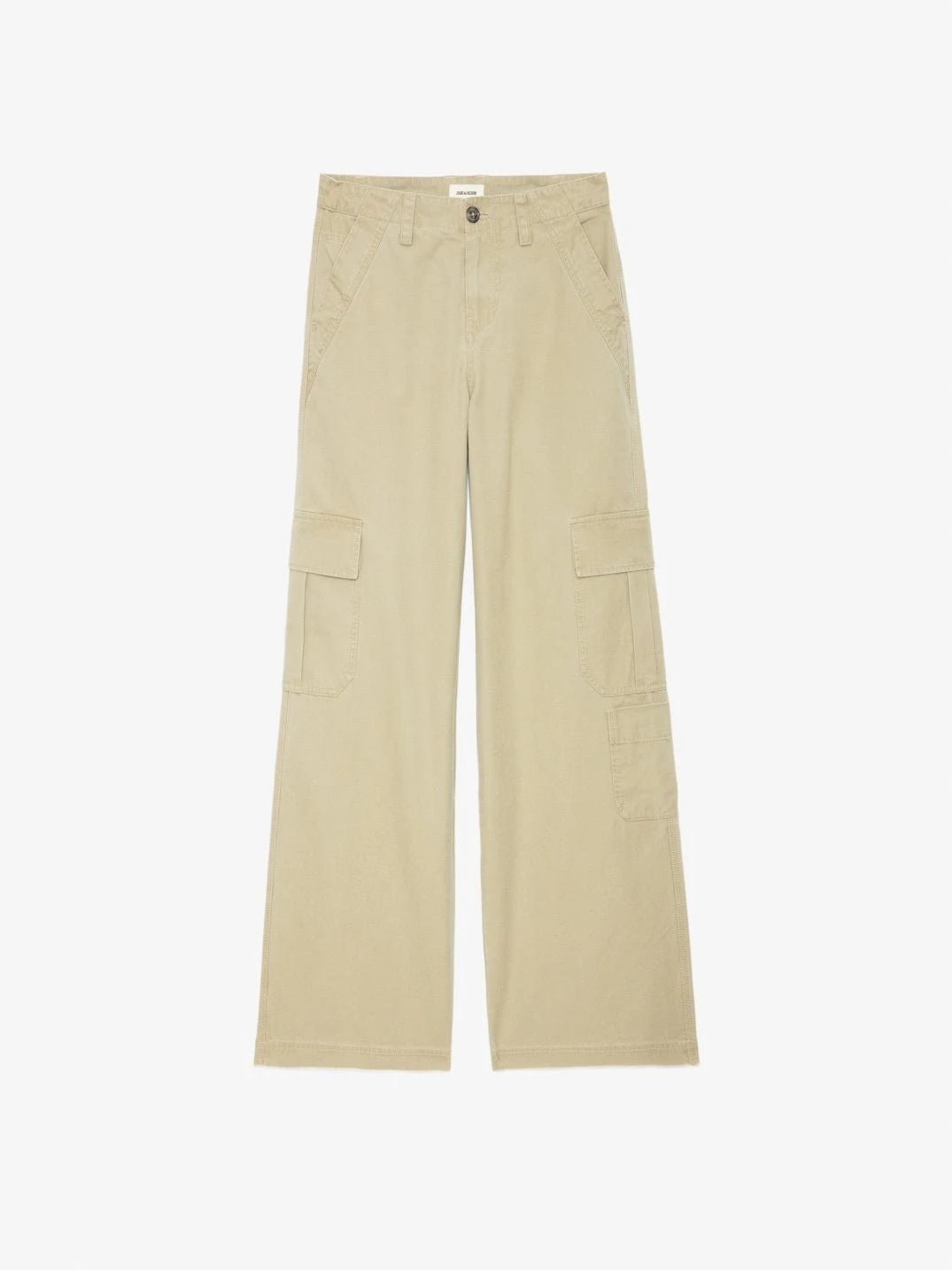 Military-Style Brown Trousers