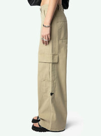 Military-Style Brown Trousers