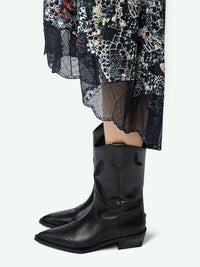 Asymmetrical Black Skirt