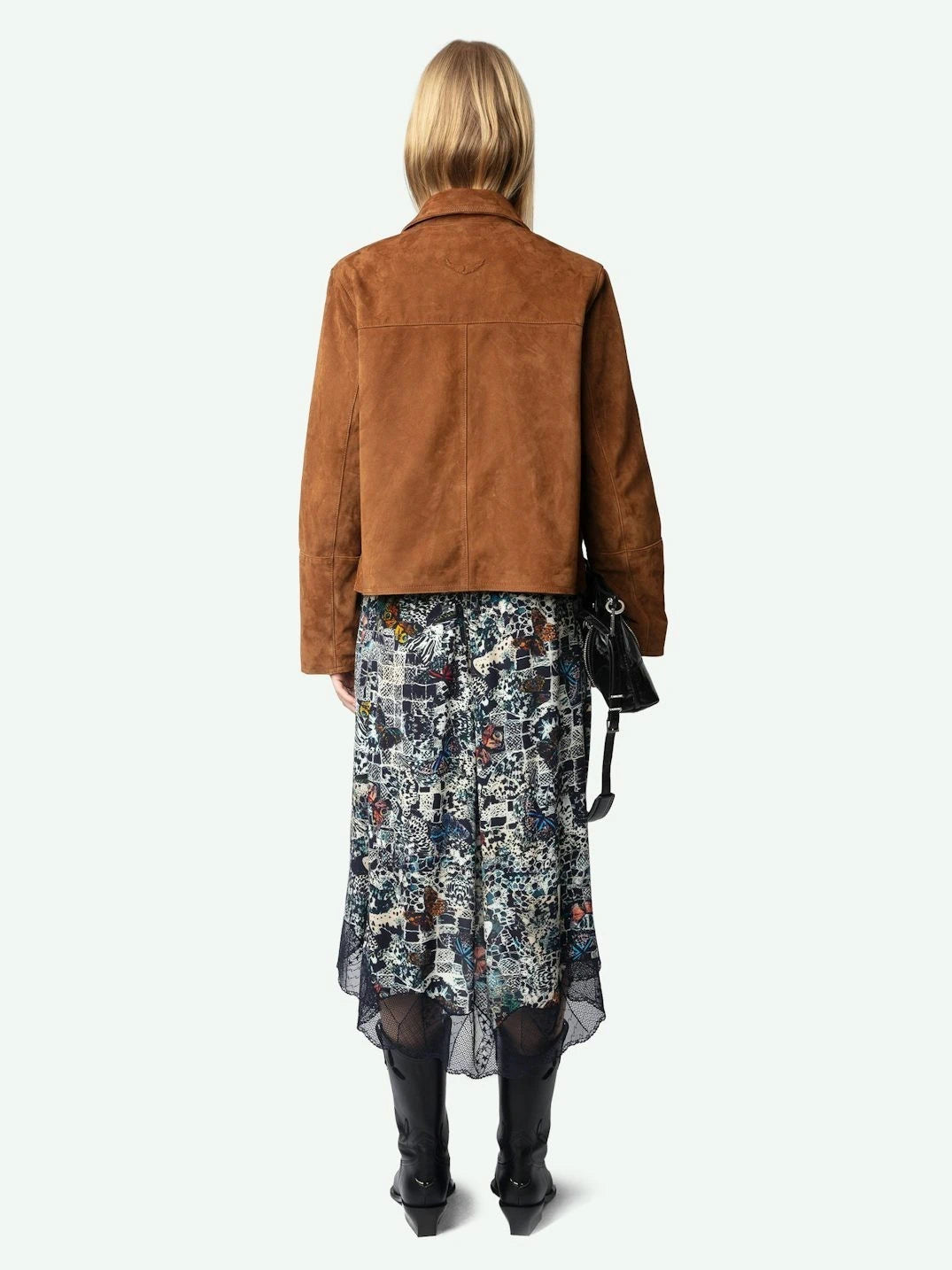 Asymmetrical Black Skirt