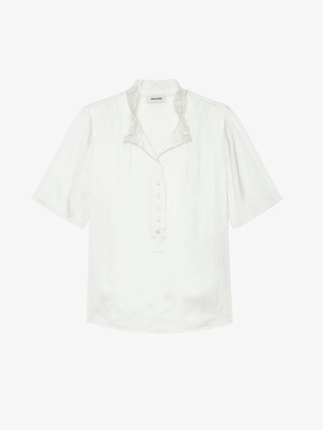 Topher Satin White Top