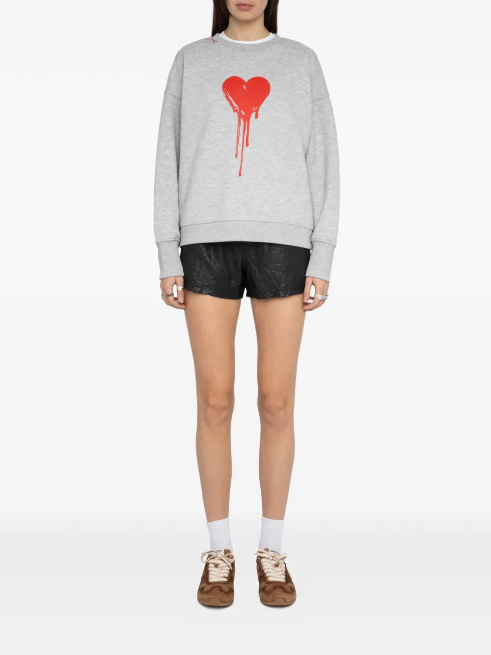 OSCAR FLOWING HEART SWEATSHIRT