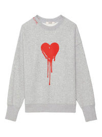 OSCAR FLOWING HEART SWEATSHIRT