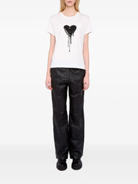 WALK FLOWING HEART STRASS TSHIRT