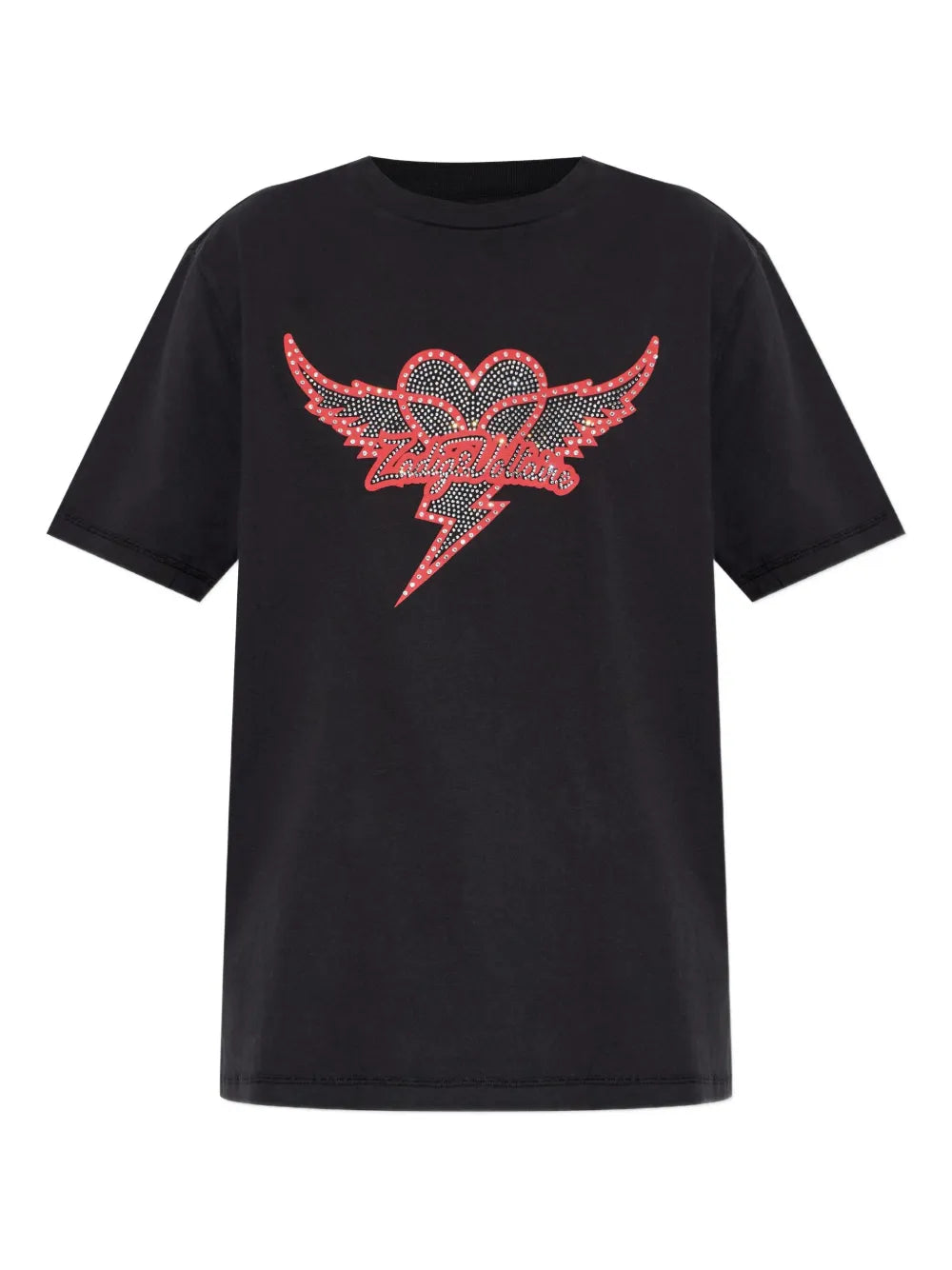 EDWIN HEART WINGS STRASS TSHIRT