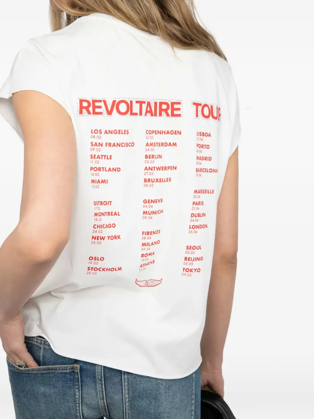 CLOE HEART WINGS STRASS TSHIRT