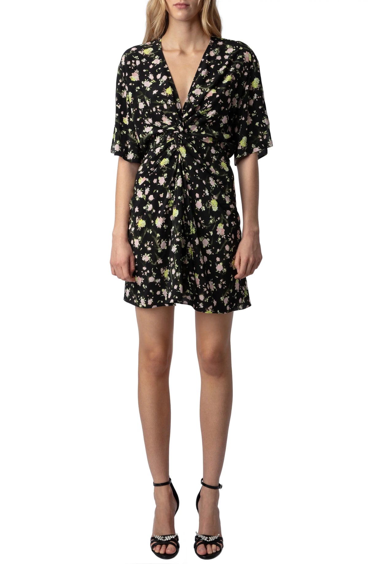 Rozom Twisted Garden White Dress