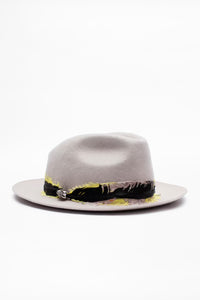 Alabama Boiled Wool Beige Hat