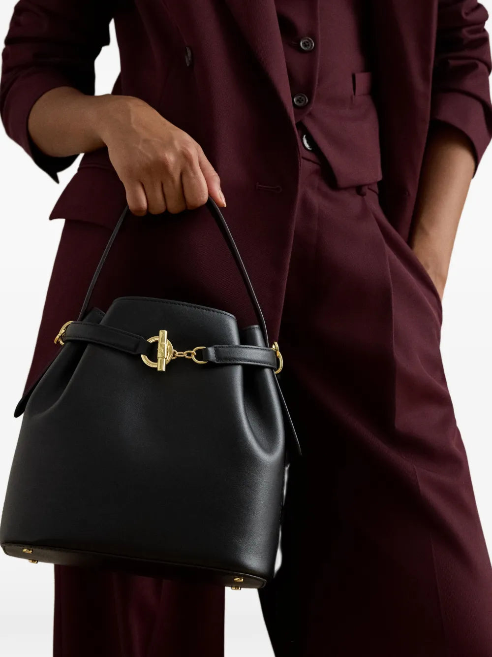 Black Blaike Bucket Bag